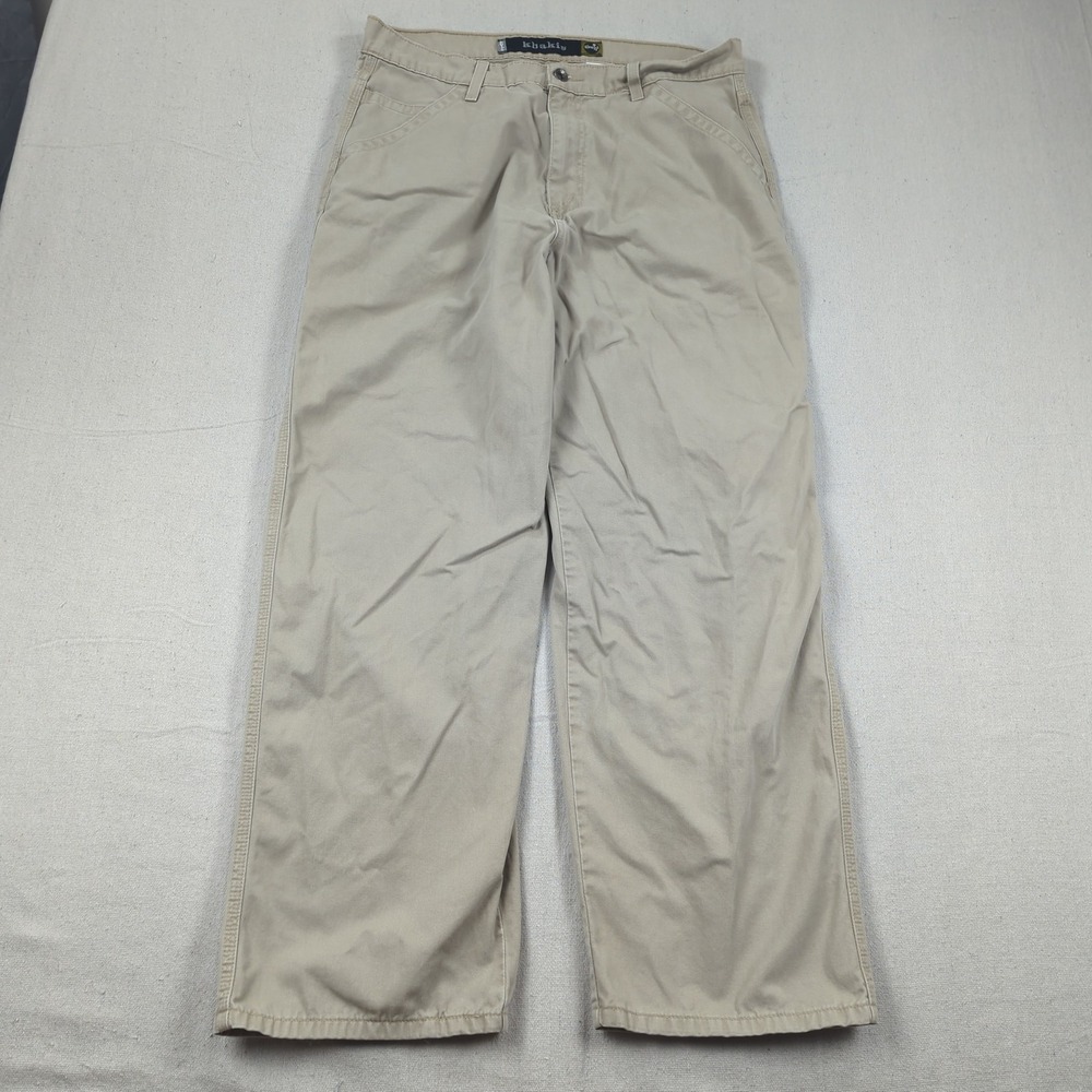 Vintage Levis Pants Men 34x30 Brown Silver Tab 90s‎ Straight